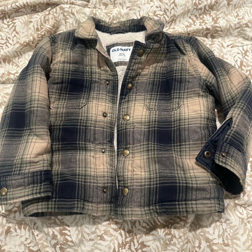 Old Navy kids Sherpa shacket